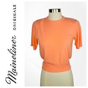 70s MAINELINER ORIGINAL Coral Layering Sweater Pill Resistant Orlon Sz XS